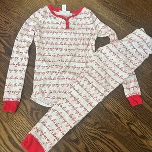 Lauren Conrad FaLaLa Festive Red and White Kids Pajamas